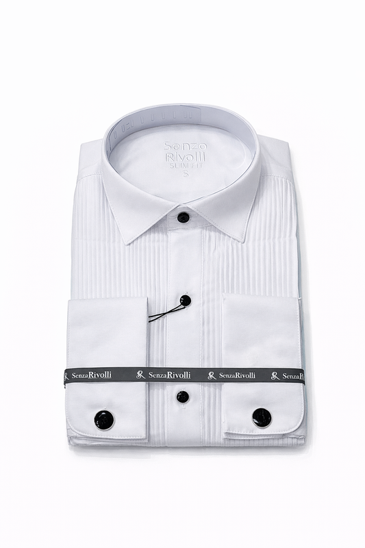 Tuxedo Shirt White