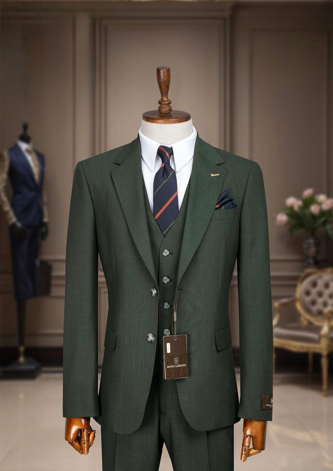 Men’s Suit 3PC Green