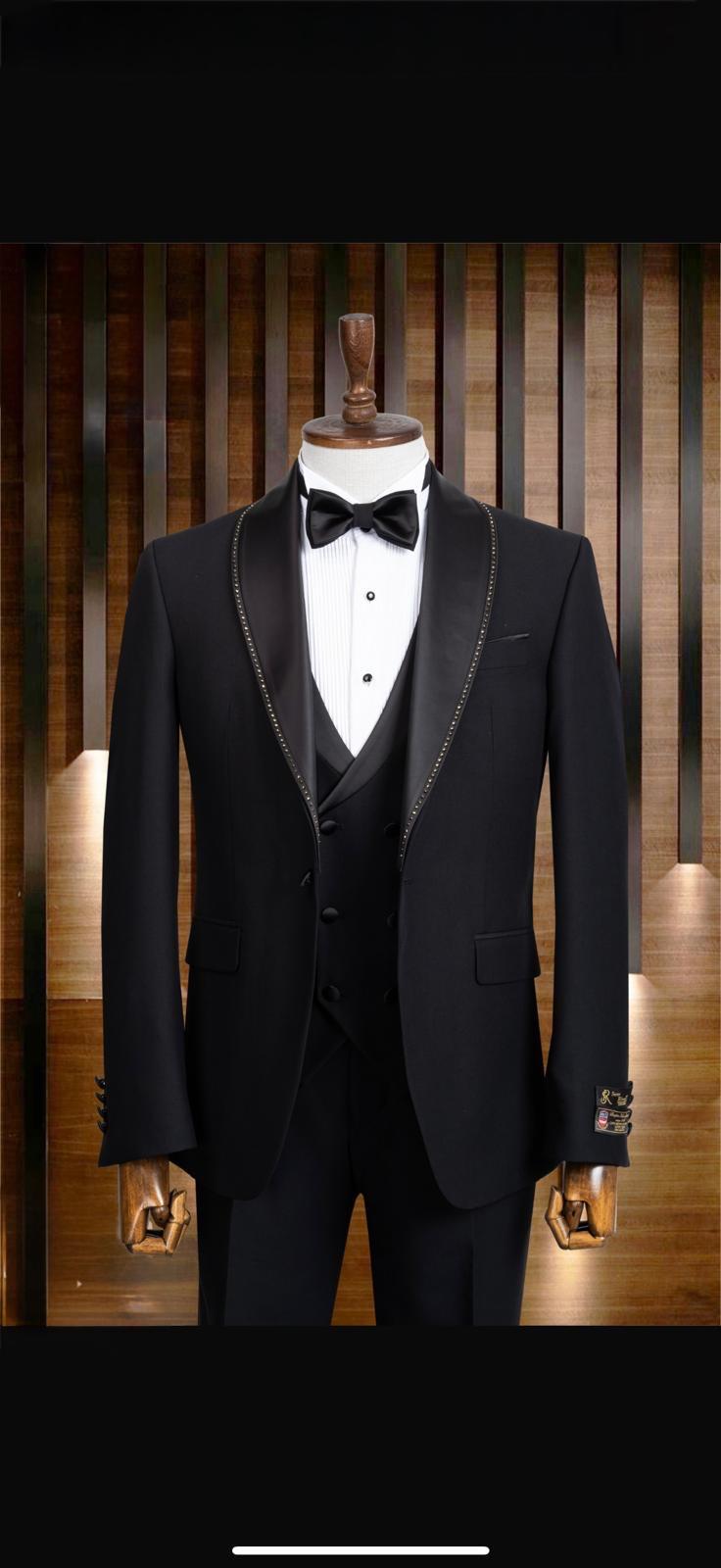 Tuxedo 3PC Gold Line