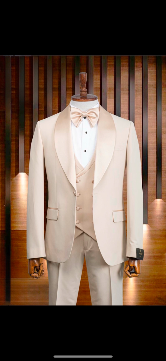 Tuxedo 3PC Champagne
