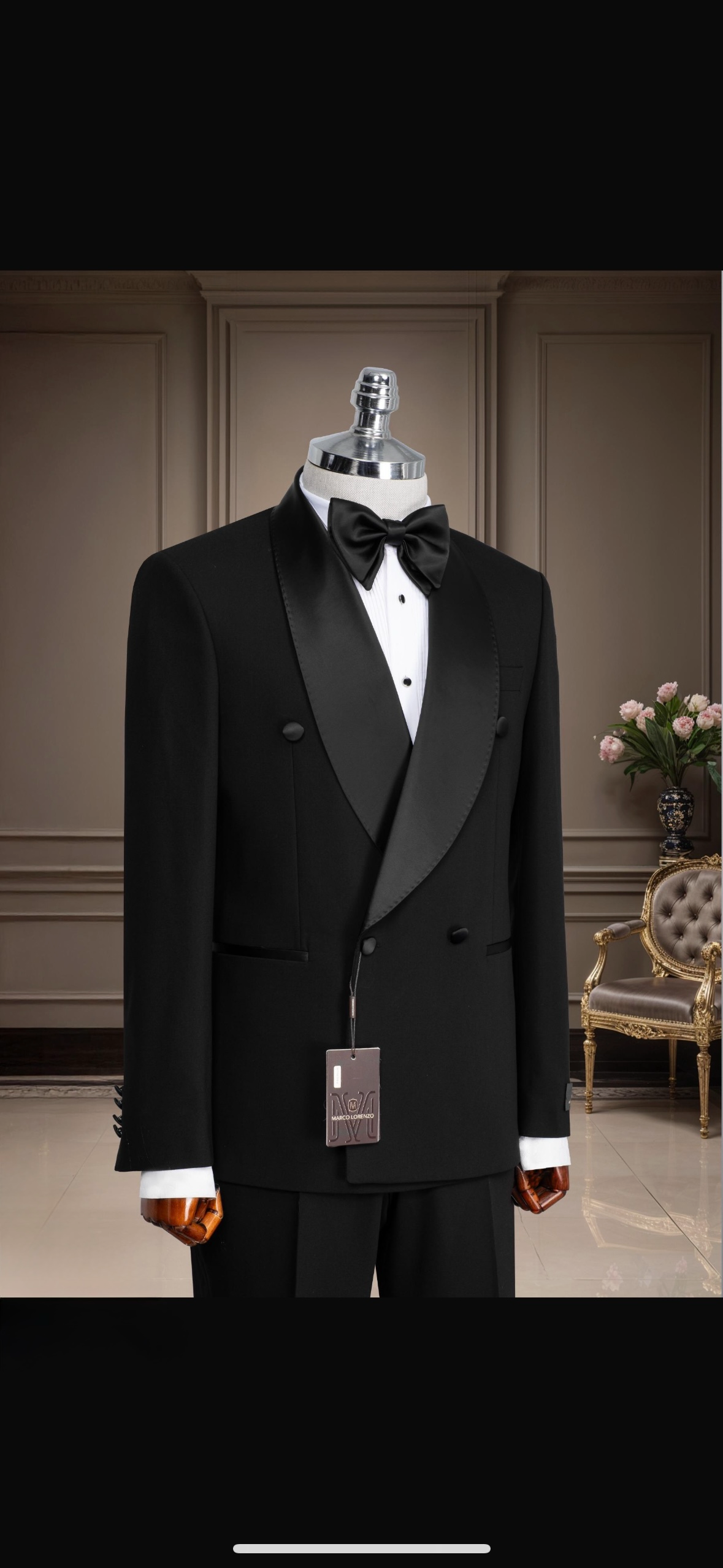 Tuxedo Double-Breasted Black