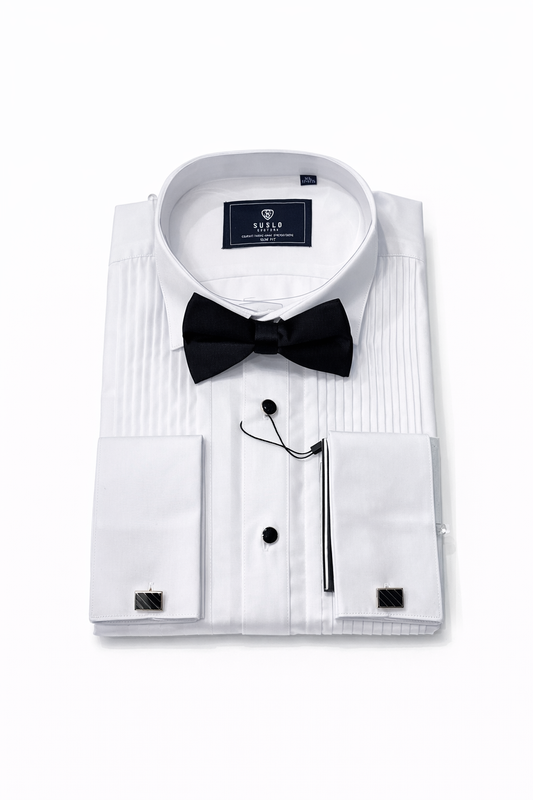 Tuxedo Shirt with Bow Tie